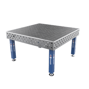 Schweißtisch PRO Gitter - 100x100mm, System - Φ28, Größe - 1500x1480mm, Beine - Auf Füßen