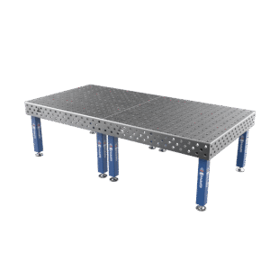 Masă de sudură PRO Dimensiune - 3000x1480mm, Grilă - 100x100mm, Sistem - Φ28, Picioare - Pe picioare
