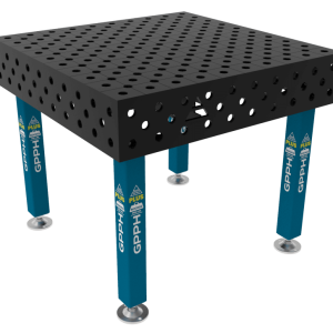 Welding Table PLUS Size - 1000x1000mm, Grid - diagonal, System - Φ28, Legs - On feet