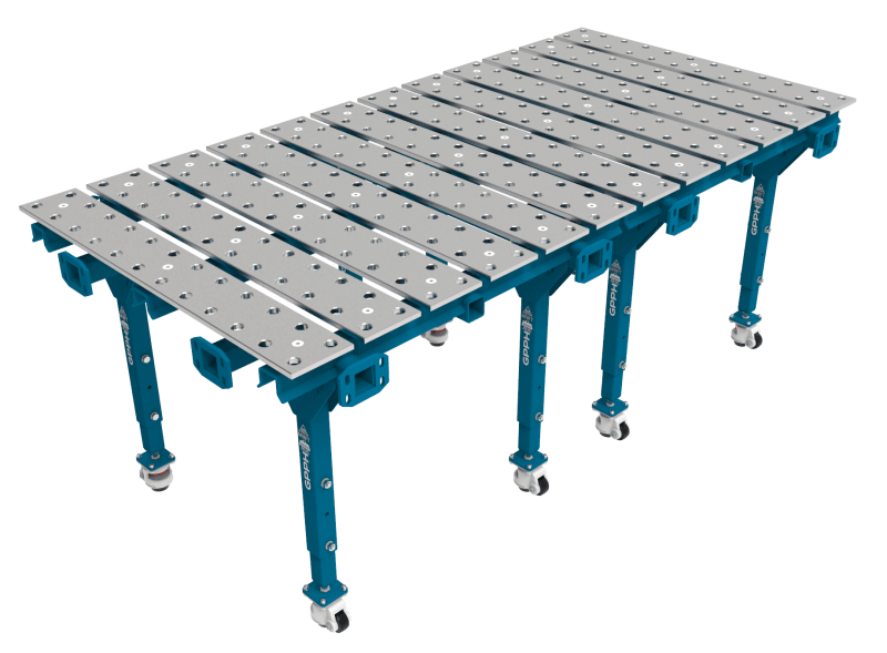 Modularer Doppelschweißtisch 2400x1200 mm