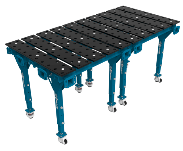 Modulární svařovací stůl dvojitý nitridovaný 2000x1000 mm