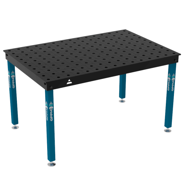 BASIC Welding Table Size - 1500x1000mm, Grid - 100x100mm, System - Φ28, Legs - On feet