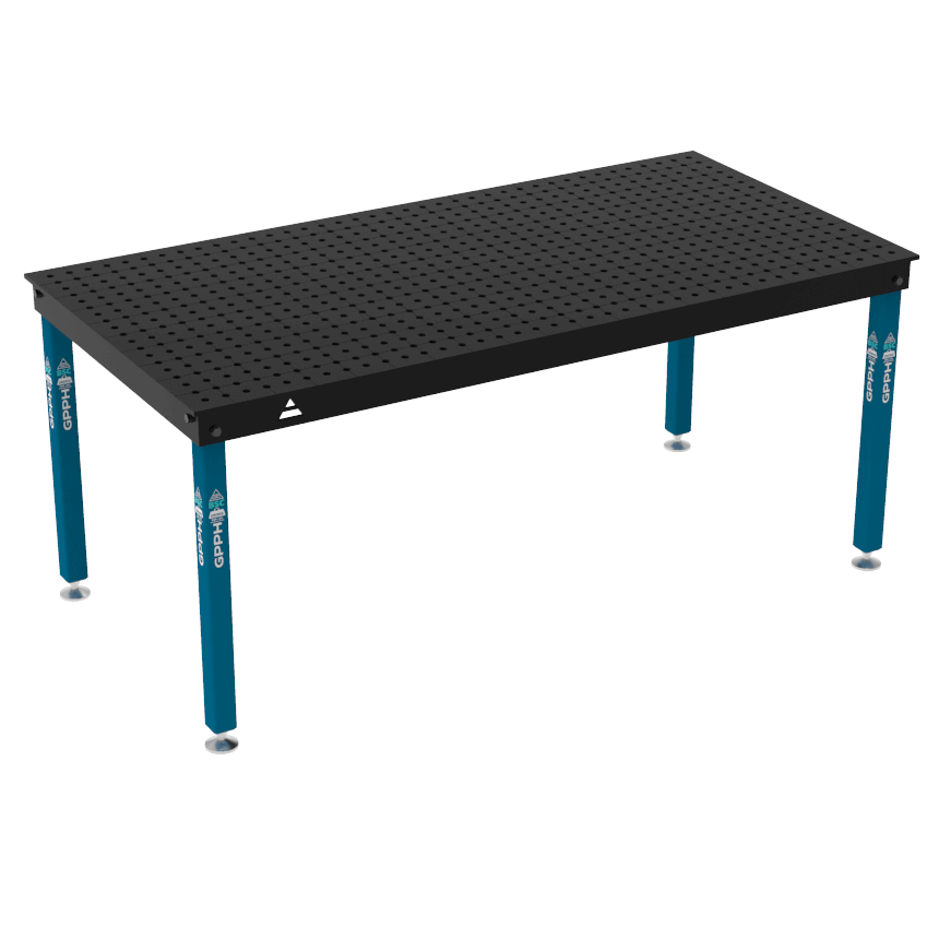 Table de soudage BASIC Dimensions - 2000x1000mm, Grille - 50x50mm, Système - Φ16, Pieds - Sur socle