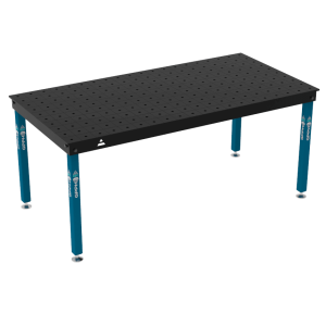 Svařovací stůl BASIC Rozměry – 2000 x 1000 mm, síť – 100 x 100 mm, systém – Φ16, nohy – na patkách