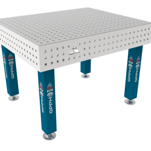 Table de soudage PRO INOX 1200 x 1000 mm Grille - 50x50mm, Système - Φ16, Pieds - Sur pieds, Plateau - Plateau PRO INOX
