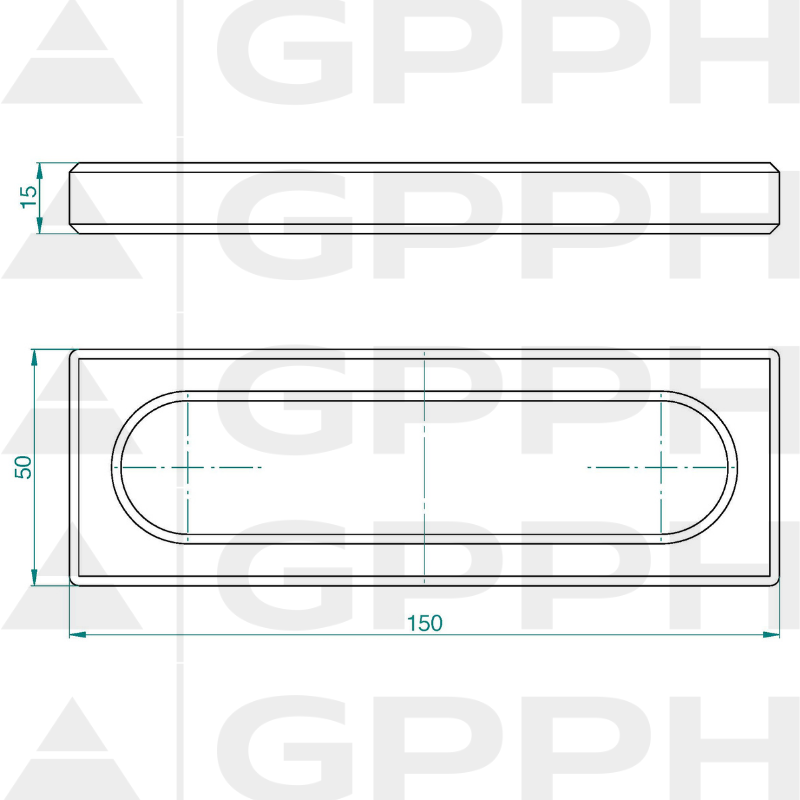 Butée 150, Système - Φ28, Série - PRO dessin technique