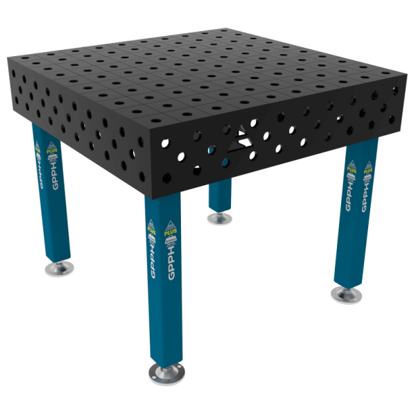 Welding Table PLUS Size - 1000x1000mm, Grid - 100x100mm, System - Φ28, Legs - On feet