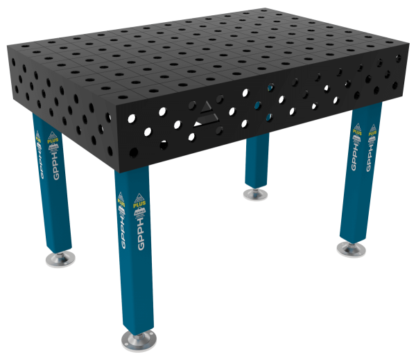 Welding Table PLUS Size - 1200x800mm, Grid - 100x100mm, System - Φ28, Legs - On feet