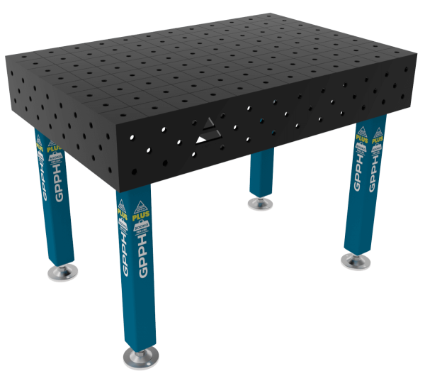 Welding Table PLUS Size - 1200x800mm, Grid - 100x100mm, System - Φ16, Legs - On feet