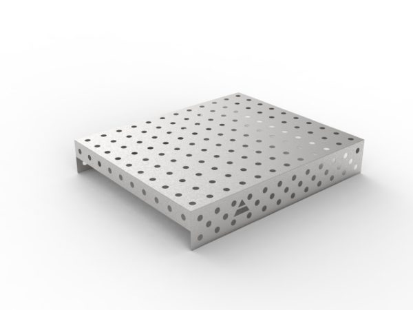 Couvercle inox 1200x1000 en maille 100x100, fi28