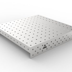 Nakładka nierdzewna 1200x1200 w siatce 100x100, fi16
