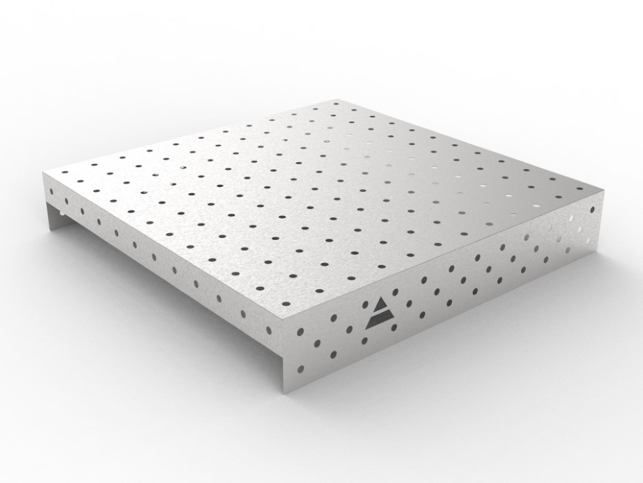 Nakładka nierdzewna 1200x1200 w siatce 100x100, fi16