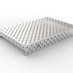 Nakładka nierdzewna 1500x1000 w siatce diagonalnej, fi28