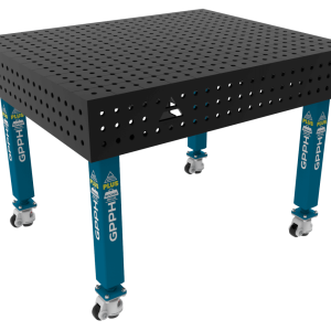 Stół Spawalniczy PLUS Rozmiar - 1200x1000mm, Siatka - 50x50mm, System - Φ16, Nogi - Na kołach
