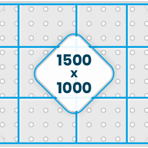 Nervures de table 1500 x 1000 mm