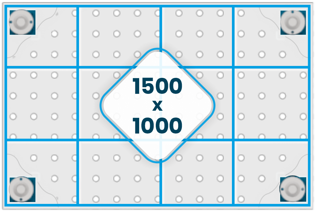 Reforcements de mesa 1500x1000mm