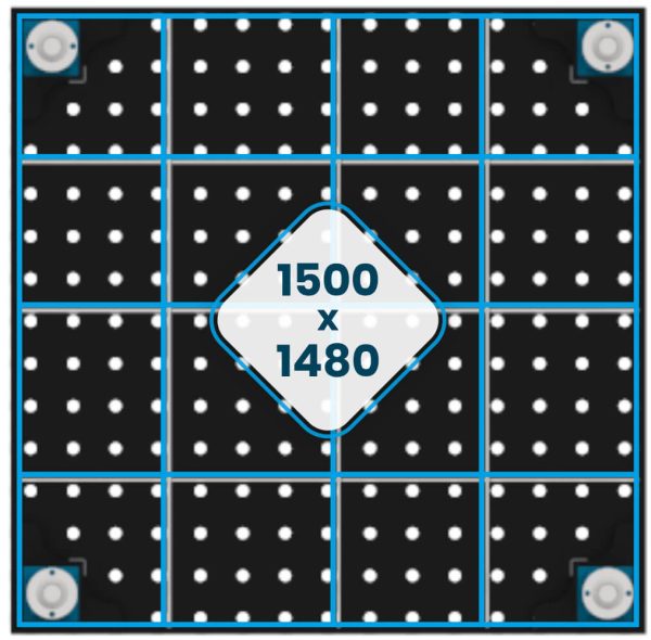 Reforcements de mesa 1500x1480 mm