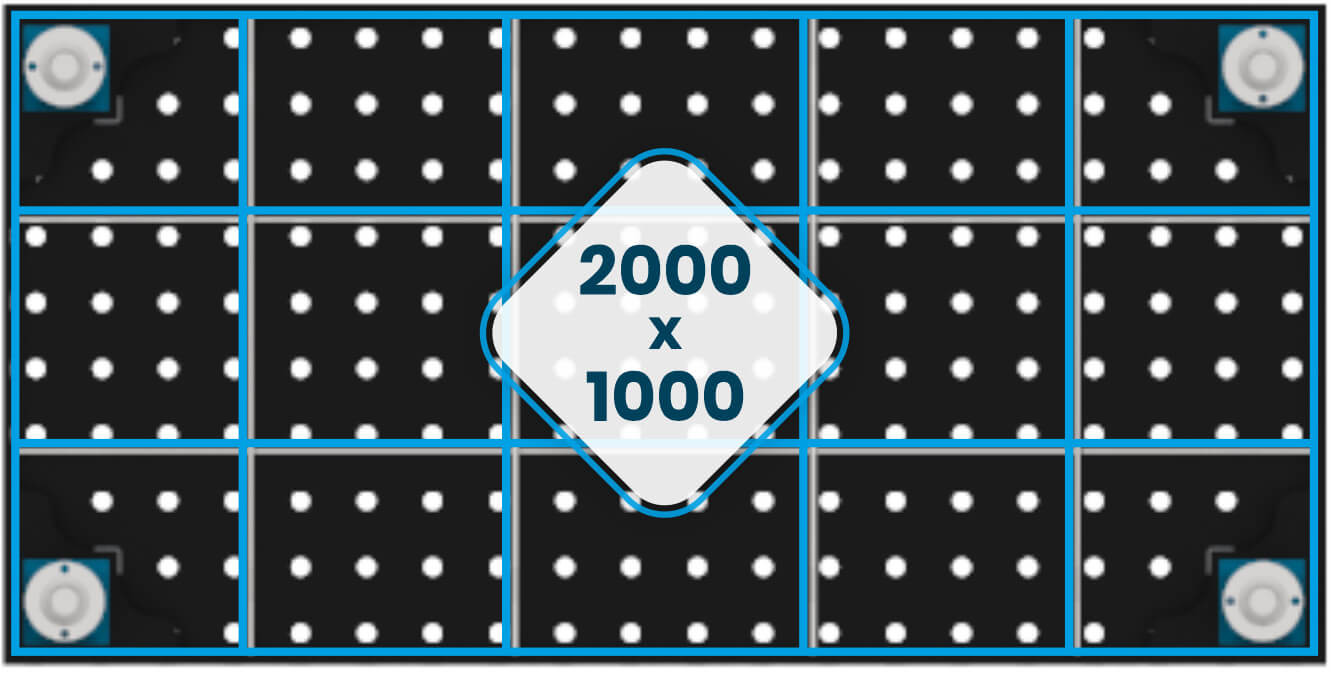 Reforcements de mesa 2000x1000 mm