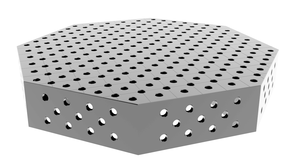Osmiboký svařovací stůl OCT INOX 1200x1200mm