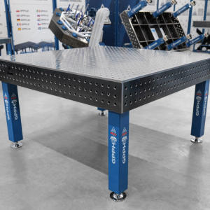 Mesa de soldadura PRO Malla: 50 x 50 mm, sistema: Φ16, tamaño: 1500 x 1480 mm