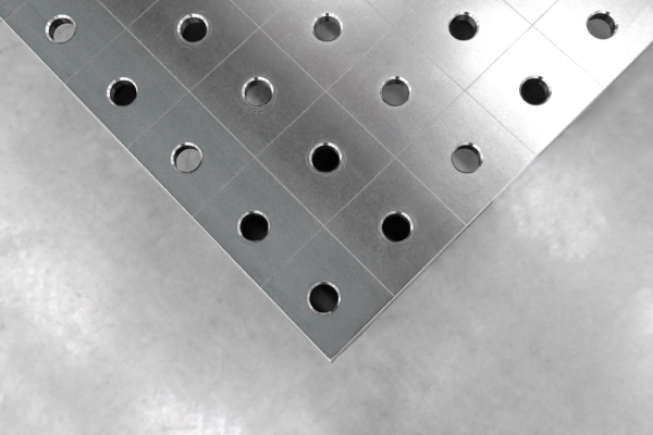 Mesa de soldadura PRO Malla: 100 x 100 mm, sistema: Φ28, tamaño: 1500 x 1480 mm