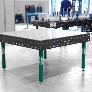SMART welding table Grid - 100x100mm, System - Φ28, Size - 1500x1480mm,  Top - 12mm