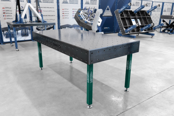 Schweißtisch SMART Gitter – 100 x 100 mm, System – Φ16, Größe – 2000 x 1000 mm, Tischplatte – 12 mm