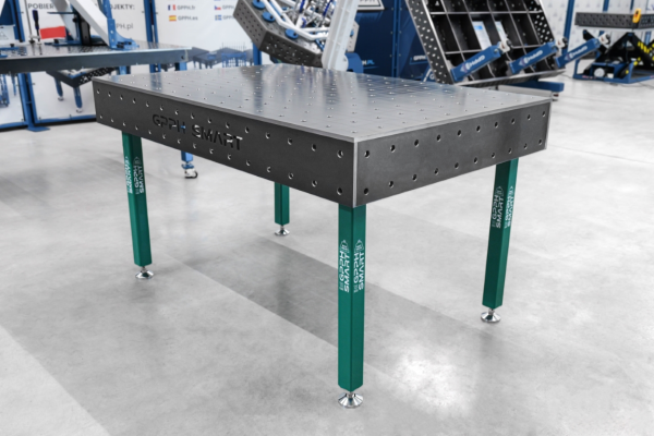 SMART welding table Grid - 100x100mm, System - Φ16, Size - 1500x1000mm, Top - 12mm
