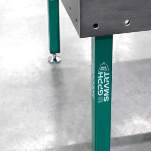 SMART welding table Grid - 100x100mm, System - Φ16, Size - 2400x1200mm,  Top - 12mm