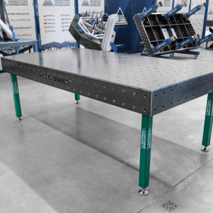SMART welding table Grid - 100x100mm, System - Φ16, Size - 2400x1200mm,  Top - 12mm