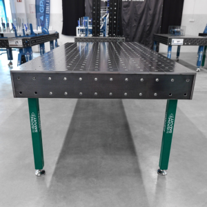 SMART welding table Grid - 100x100mm, System - Φ16, Size - 2400x1200mm,  Top - 12mm