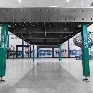SMART welding table Grid - 100x100mm, System - Φ16, Size - 2400x1200mm,  Top - 12mm