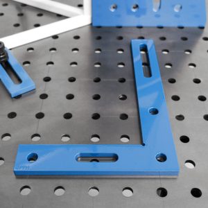 Angle precision square (flat) 350x250mm, System - fi16 mm, Series - PLUS