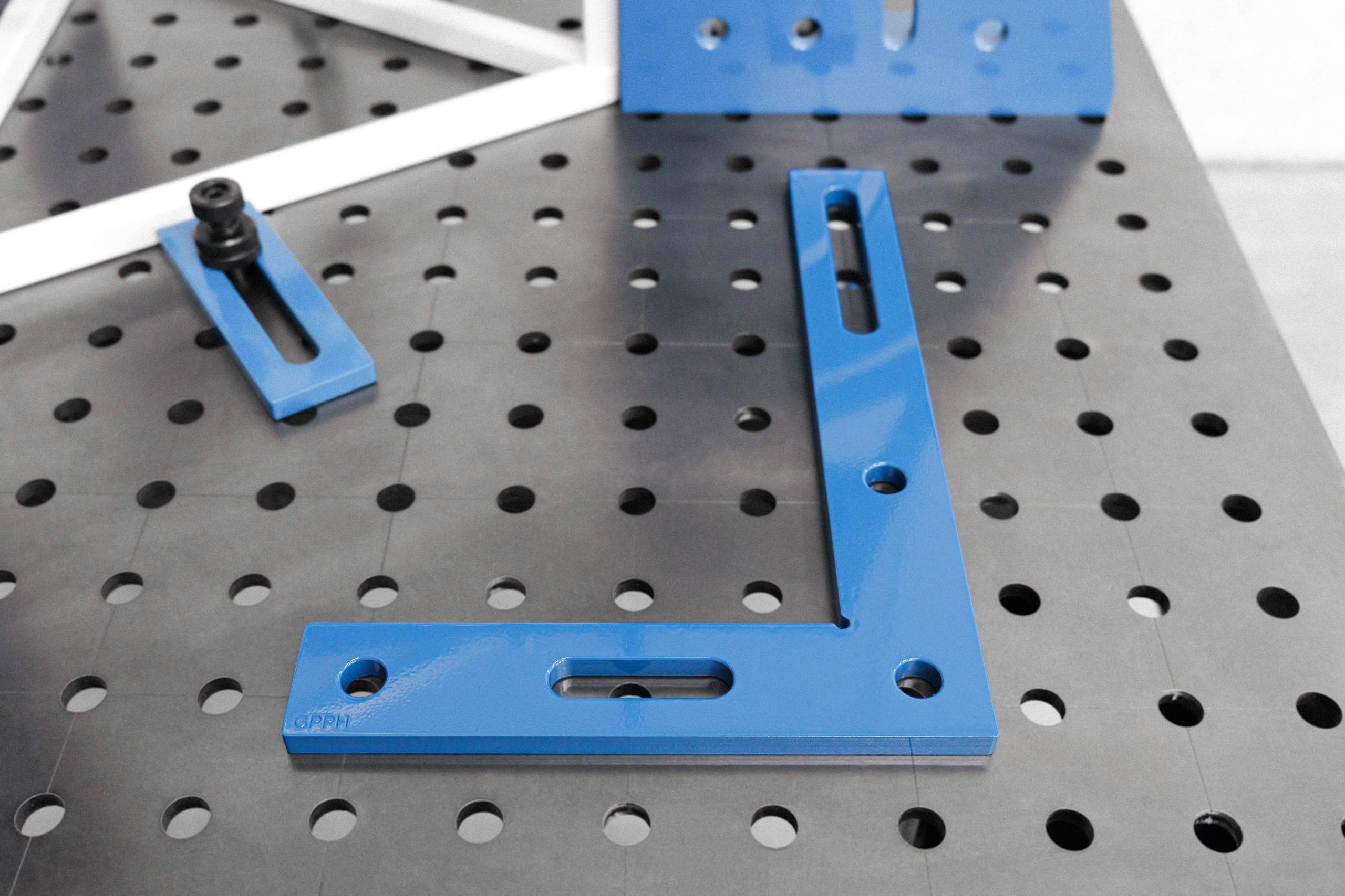 Escuadra plana 350x250mm, Sistema - fi16 mm, Serie - PLUS