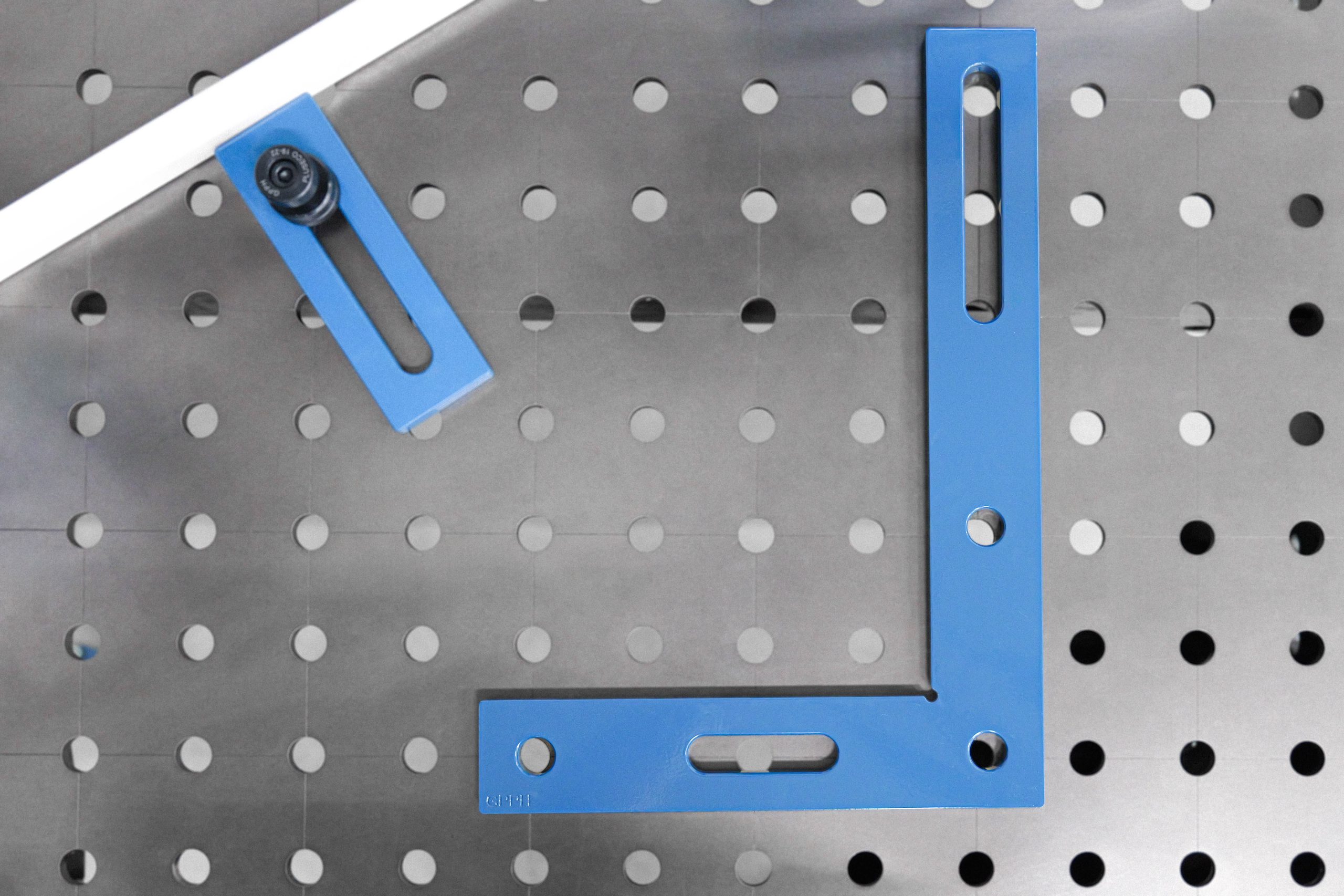 Escuadra plana 350x250mm, Sistema - fi16 mm, Serie - PLUS