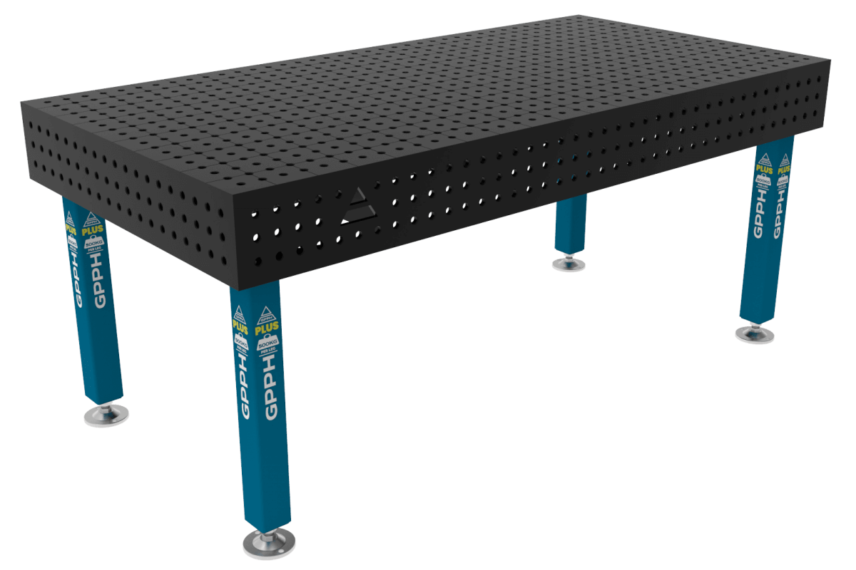 Stół Spawalniczy PLUS 12mm - 2000x1000mm φ16 50x50