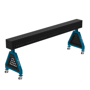 Schweißunterlage TRESTLE PLUS 2400x200x200 mm - System fi 16 - Maschenweite 50x50 mm - Auf Rädern