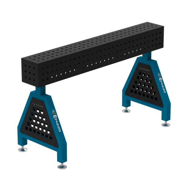 TRESTLE ECO welding support 1500x200x200 mm - system fi 16 - Mesh 50x50 mm - On feet