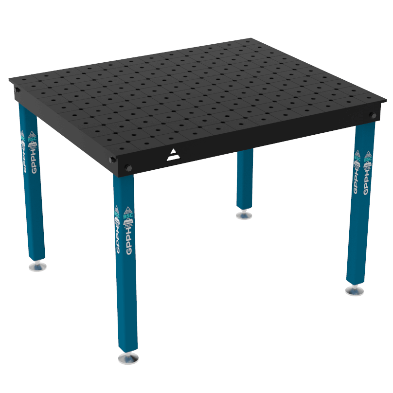 BASIC Welding Table Size - 1200x1000mm, System - Φ16, Legs - On feet, Grid - DIAGONAL