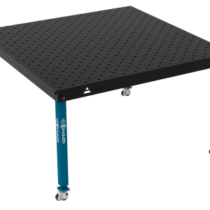 Svařovací stůl BASIC Rozměry – 1500 x 1480 mm, systém – Φ16, nohy – na kolečkách, síť – DIAGONÁLNÍ