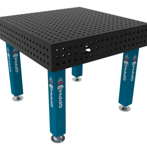 Svařovací stůl PRO Rozměr - 1000x1000mm, Síť - 50x50mm, Systém - Φ16, Nohy - Na patkách