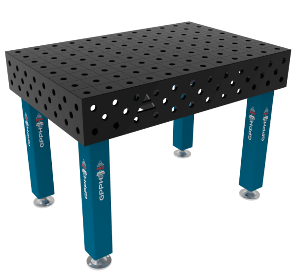 PRO Welding Table Size - 1200x800mm, Grid - 100x100mm, System - Φ28, Legs - On feet