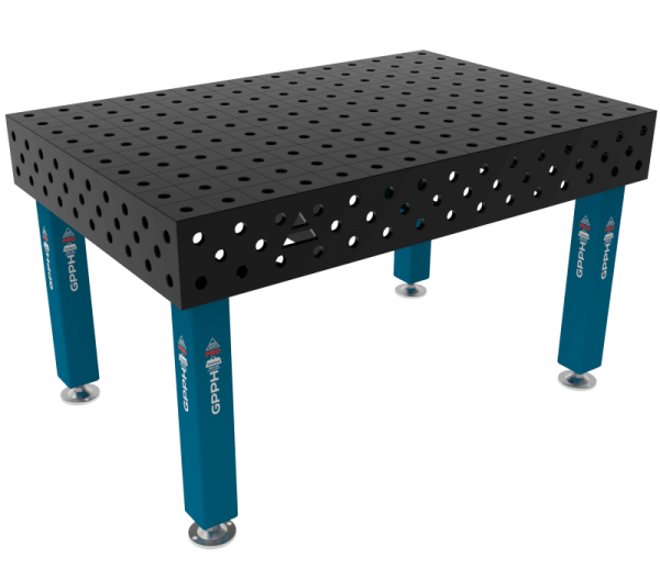 PRO Welding Table Grid - 100x100mm, System - Φ28, Size - 1500x1000mm, Legs - On feet