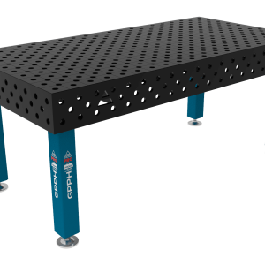 Table de soudage PRO System - Φ28, Dimensions - 2000x1000 mm, Pieds - Sur patins, Grille - DIAGONALE