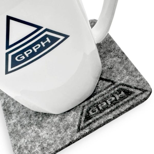 Alfombrilla de fieltro con logotipo