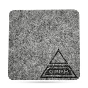 Alfombrilla de fieltro con logotipo