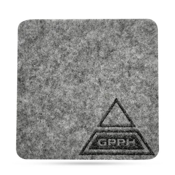 Alfombrilla de fieltro con logotipo