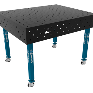 Stół Spawalniczy ECO Rozmiar - 1200x1000mm, Siatka - 100x100mm, System - Φ16, Nogi - Na kołach