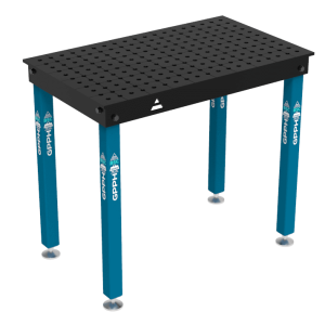 Masă de sudură BASIC Dimensiuni - 1000x600mm, Plasă - 50x50mm, Sistem - Φ16, Picioare - Pe picioare