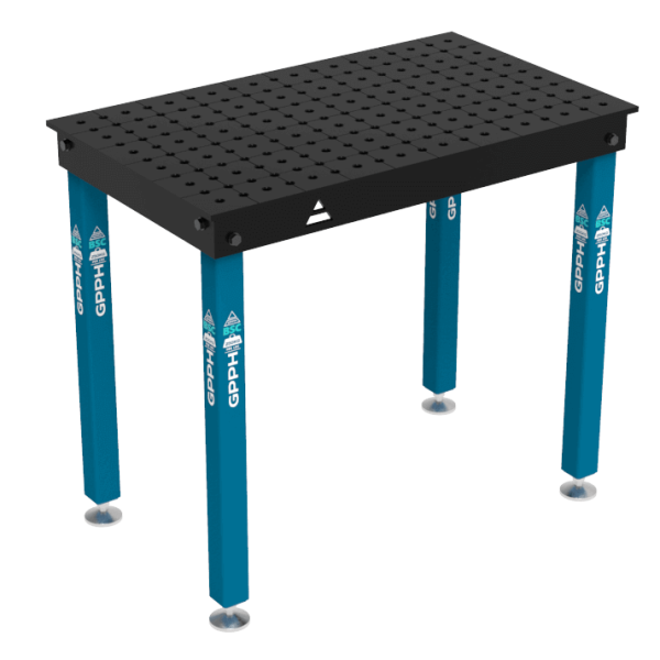 Masă de sudură BASIC Dimensiuni - 1000x600mm, Plasă - 50x50mm, Sistem - Φ16, Picioare - Pe picioare